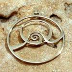 Shefa abundance gold pendant