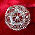 Christ Consciousness silver pendant Christ grid