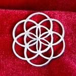 Seed of Life silver pendant